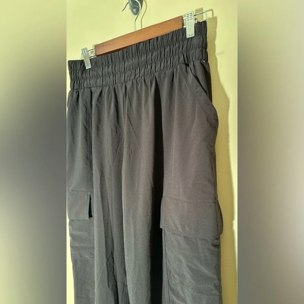 Athleta Women’s Black Track Pants • 28x27 • Stretch Comfort • Athleisure